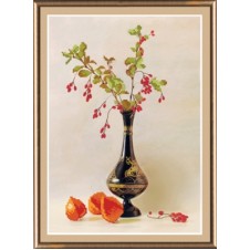 Схема для бисерной вышивки "Натюрморт с вазой"